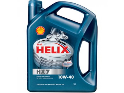 SHELL Helix HX7, 10W-40, 5 l