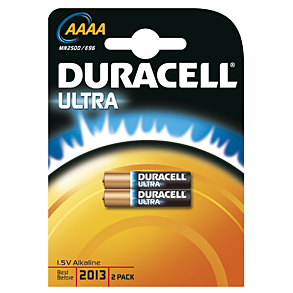 DURACELL Ultra AAAA, Alkaline, 1.5 V, 2 Stk., MN2500, E96