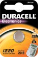 DURACELL CR1220 Lithium, 3.0 V, 1 Stk., 13x13x2 mm