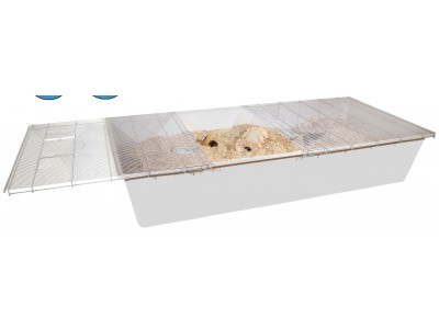 FERPLAST Universale Schale 160, 156.5x77x30 cm, 1.24 m2, 0.37 m3, Hamster