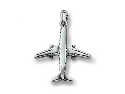 Silber, 4 mm, Flugzeug, Boeing B737