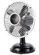 SONNENKÖNIG Tischventilator Retro Fan, 2.5 W, USB 5 V, 50 m3/h, 3.4 m/s, schwenkbar: 90°, schwarz