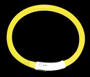 SWISSPET Universal-Leuchthalsband gelb, 15-55 cm, 3 Leuchtmodi, USB, 1 Stück