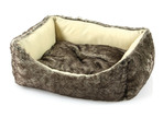 SWISSPET Hunde- und Katzenbett Polar, 45x55x16 cm, Bett ist Kissen, waschbar
