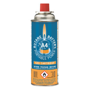 JFA Cartridge Gas A4, Butan/Propan Mix, 390 ml, Bajonett, 323 g
