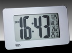IROX LUNA6 Digitale Funkwanduhr, DCF77, Temperaturmessung innen, Thermoanzeige, Datum, Wochentag