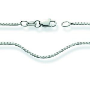  Halskette Silber, Venezianer, 380 mm