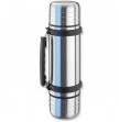 ISOSTEEL Duo-Isolierflasche, 1.0 l, 95 mm, 345 mm, 49 mm, Quickstop-Ausgiesssystem, für Einhandbedienung, metall