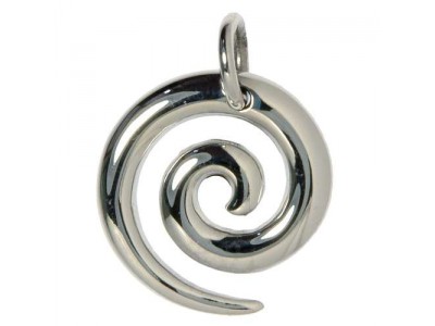 Silber, 25 mm, Spirale