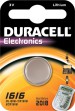 DURACELL CR1616 Lithium, 3.0 V,