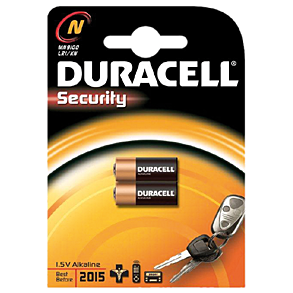 DURACELL Security N, Alkaline, 1.5 V, 2 Stk., LR1, MN9100