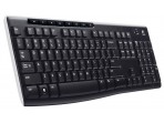 LOGITECH K270 Wireless Keyboard, 2.4 GHz, Unifying, USB, 2x AAA