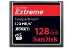 SANDISK Extreme, UDMA7, 128 GB, 60x, 120x