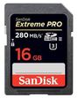 SANDISK Extreme Pro, SDHC, 16 GB, 250x, 280x, UHS-II