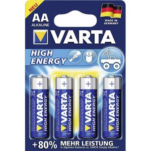 VARTA High Energy AA, AlMn, 1.5 V, 4 Stk., Mignon, LR6