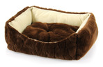 SWISSPET Hunde- und Katzenbett Altai, 45x55x17 cm, Bett ist Kissen, waschbar