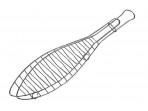 LANDMANN Fischbräter Standard 4, 1-fach, 42 cm