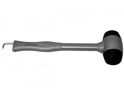 MOSCATELLI Kunststoffhammer, 34 cm, 250 g, Heringsauszieher