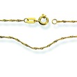  Halskette 375/9 K Gelbgold, Singapur, 400 mm