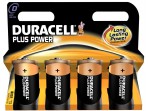 DURACELL Plus Power D, Alkaline, 1.5 V, 4 Stk., Mono, LR20