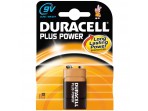 DURACELL Plus Power, 9.0 V Block, Alkaline, 1 Stk., HR22, 6LR61