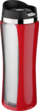 ISOSTEEL Colorline Trinkbecher, 0.4 l, 75 mm, 218 mm, Quickstop Ausgiesssystem, für Einhandbedienung, rot, 1 Stück